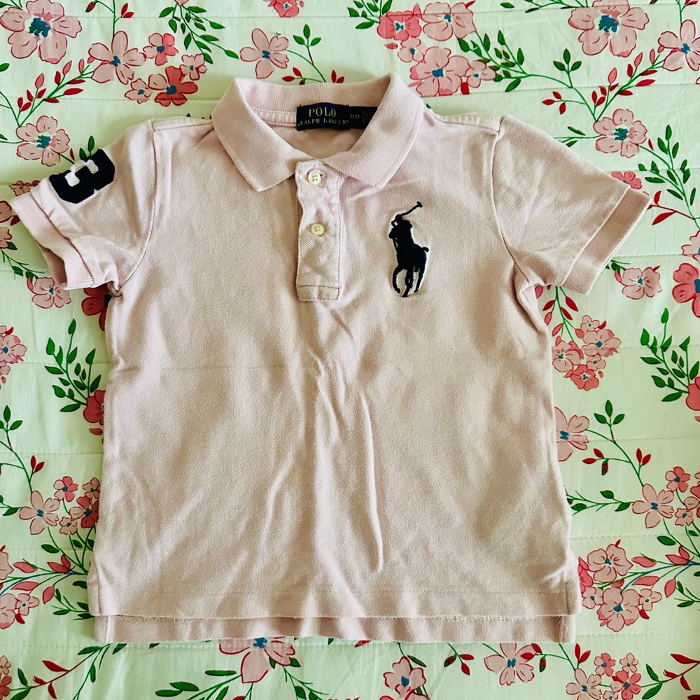 Ralph Lauren Kids Light Pink Polo Shirt